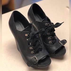 ALDO Platform Lace Up Open-toe Wedge Heels